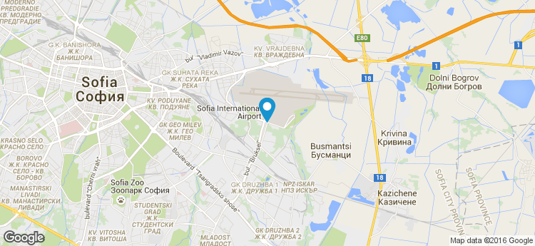 Sofia Airport Center static map